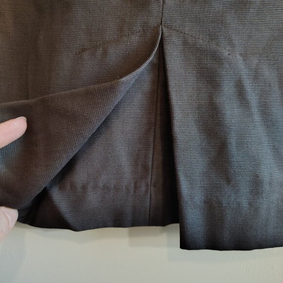 Sacoor Brothers Wool Silk A-Line Knee-Length Skirt size EU 42 / UK 14 / US 12 - Picture 6 of 12